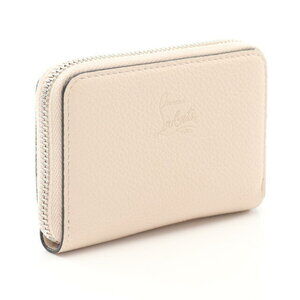 Christian Louboutin Wallet Leather PANETTONE Beige
